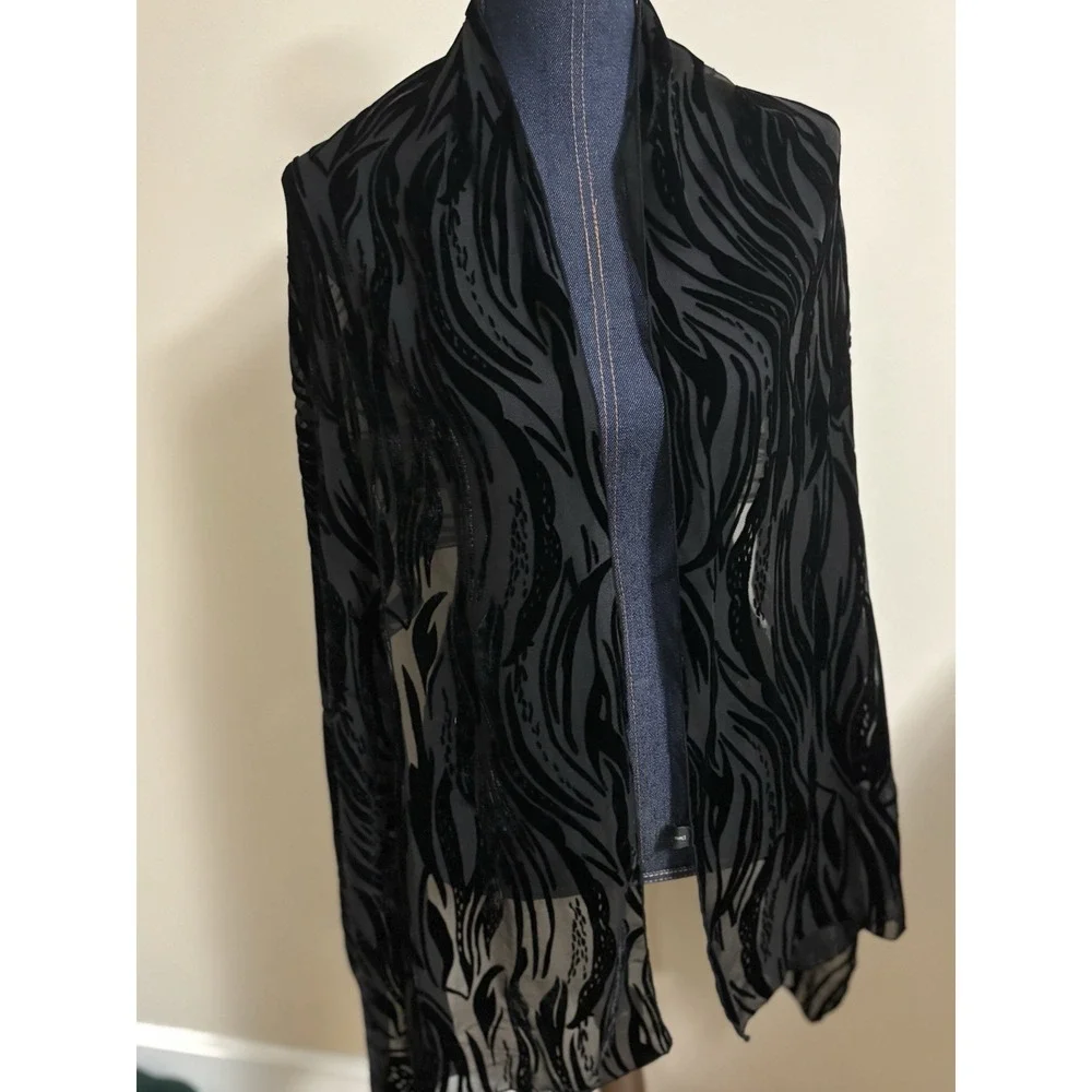 Velvet Burnout Scarf 70